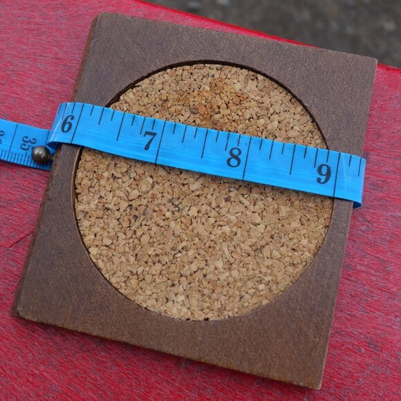 Vintage Wooden Coaster set with Mallard Duck Figurine Holder with 8 Coasters - Picture 13 of 14